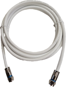 Silicondust RG59 Coaxial Cable - 10ft - White